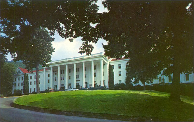 Robert E Lee Hall, Main Building and Hotel at Blue Ridge Assembly, Blue Ridge, North Carolina ck038215a01-f