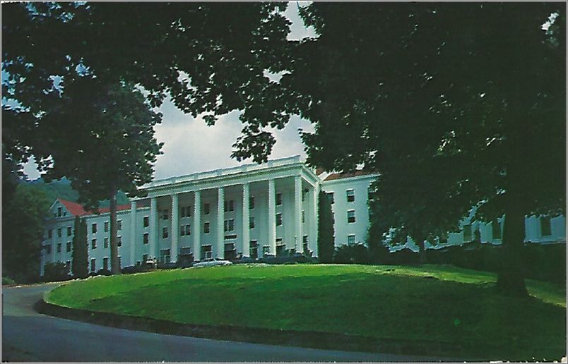 Robert E Lee Hall, Main Building and Hotel at Blue Ridge Assembly, Blue Ridge, North Carolina ck038215a03-f