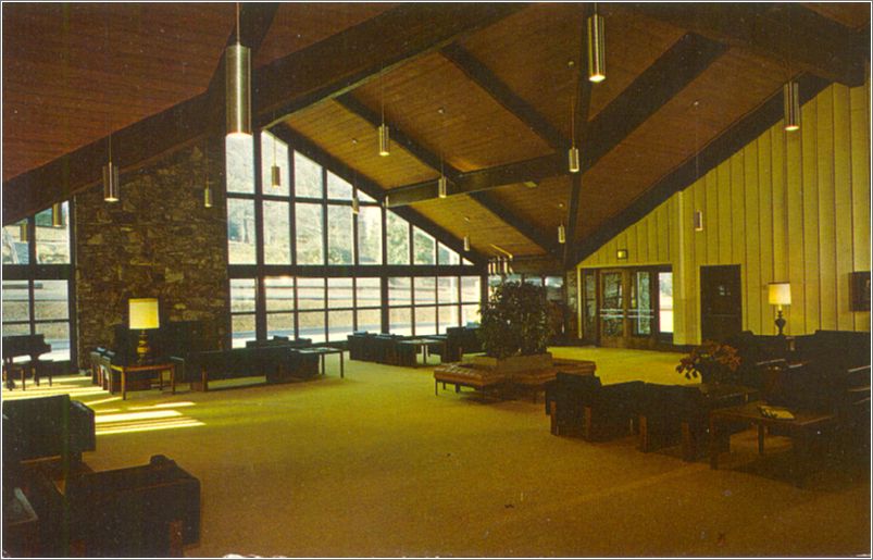 YMCA Blue Ridge Assembly, Black Mountain, North Carolina, Lounge of Blue Ridge Center ck048359a01-f
