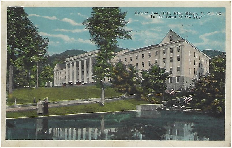 Robert E Lee Hall, Blue Ridge NC, 