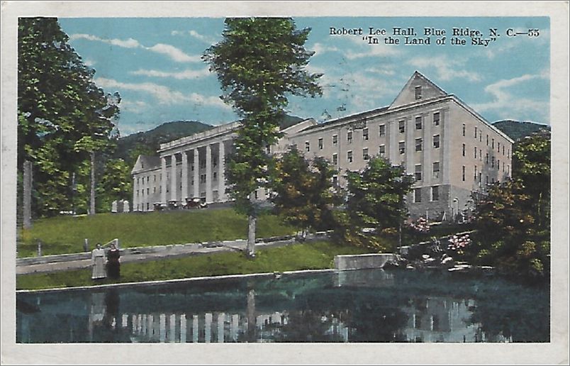 Robert E Lee Hall, Blue Ridge NC, 