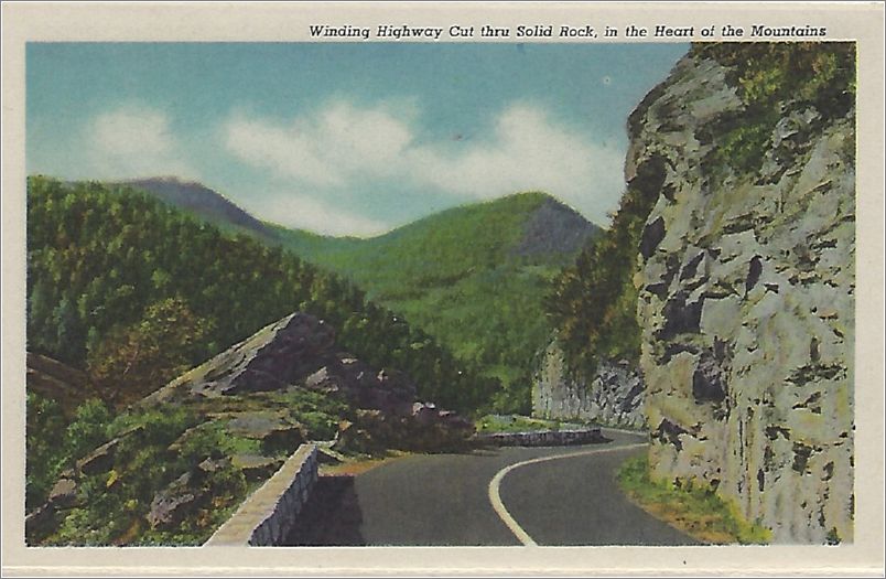    Winding Highway Cut thru Solid Rock, in the Heart of the Mountains hnmxf0001a01-11