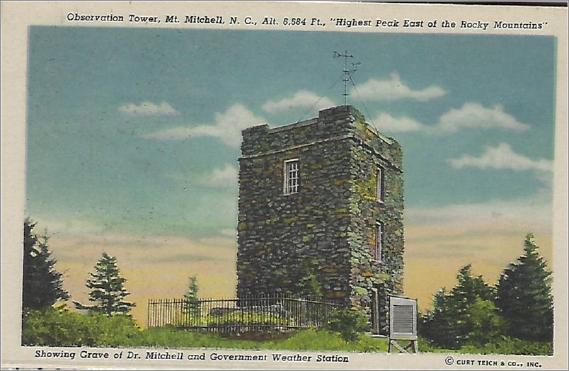    Observation Tower, Mt. Mitchell, NC, alt 6684 ft., 