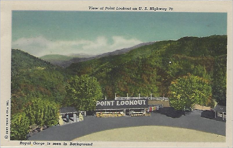    View of Point Lookout on US Highway 70, Royal Gorge is seen in Background hnmxf0001a01-17