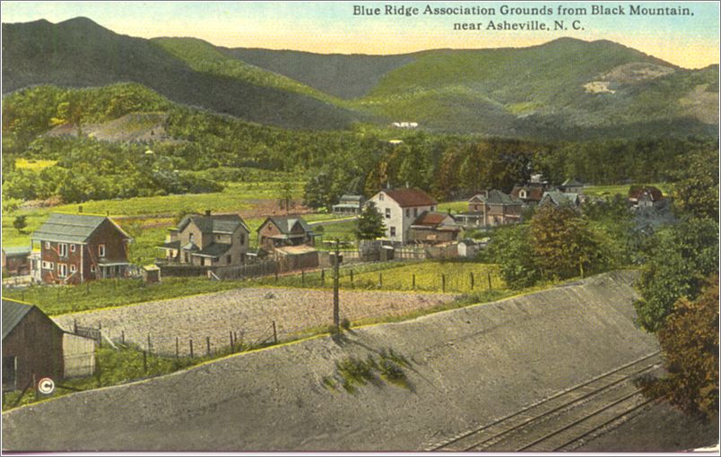 Blue Ridge Association Grounds from Black Mountain near Asheville NC hwpa35990a01-f
