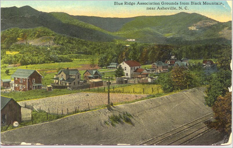 Blue Ridge Association Grounds from Black Mountain near Asheville NC hwpa35990a02-f