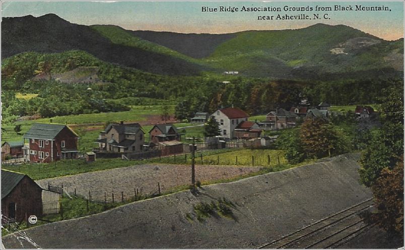 Blue Ridge Association Grounds from Black Mountain near Asheville NC hwpa35990a03-f