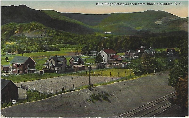 Blue Ridge Estate as seen from Black Mountain NC hwpr35990b01-f