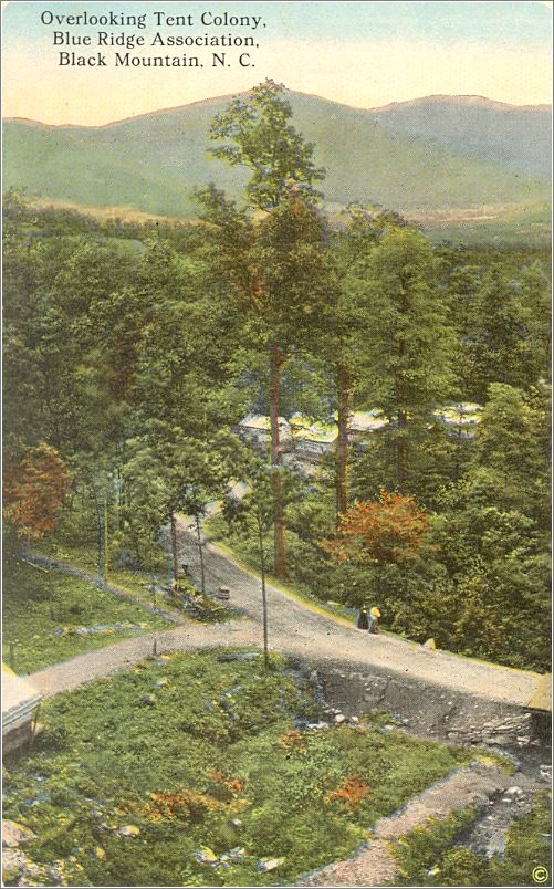 Overlooking Tent Colony, Blue Ridge Association, Black Moutain NC hwpr39260a01-f