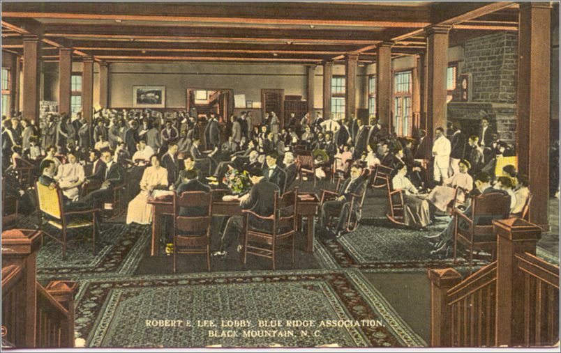 Robert E Lee Lobby, Blue Ridge Association, Black Mountain NC hwpr39261a01-f