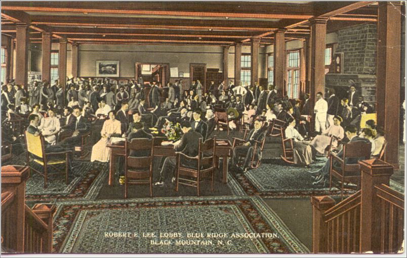 Robert E Lee Lobby, Blue Ridge Association, Black Mountain NC hwpr39261a02-f