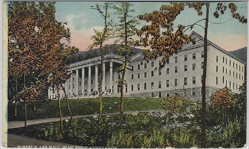 Robert E Lee Hall, Blue Ridge Association, Black Mountain NC (miscut) hwpr39262a05-f