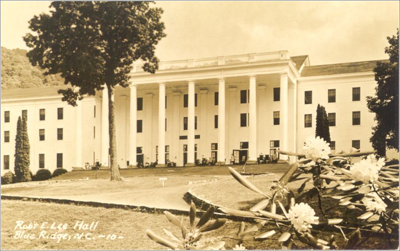 Rob't E Lee Hall, Blue Ridge NC kod010a01-f