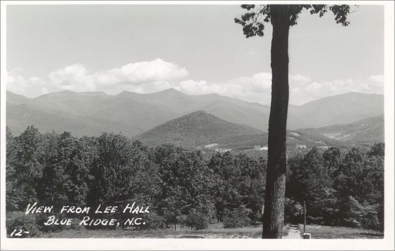 View from Lee Hall, Blue Ridge NC kod012a01-f