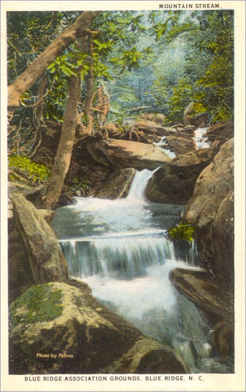 Mountain Stream, Blue Ridge Association Grounds, Blue Ridge NC spc0b236a01-f
