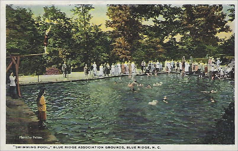 Swimming Poll, Blue Ridge Association Grounds, Blue Ridge NC spc0b237a01-f