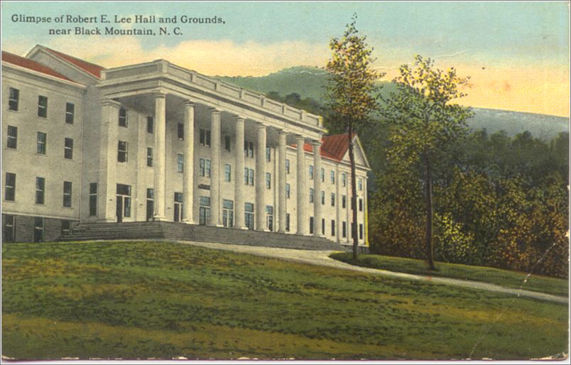 Glimpse of Robert E Lee Hall and Grounds near Black Mountain NC spc0b269a01-f