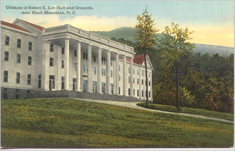 Glimpse of Robert E Lee Hall and Grounds near Black Mountain NC spc0b269a02-f