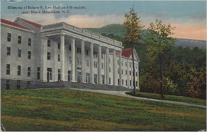 Glimpse of Robert E Lee Hall and Grounds near Black Mountain NC spc0b269a03-f