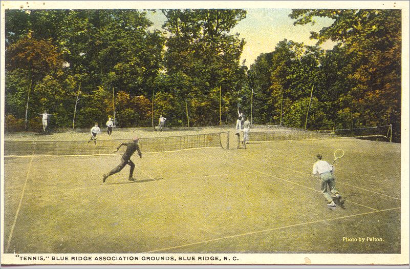 Tennis, Blue Ridge Association grounds, Black Mountain NC spc0b409-r80525-a01-f
