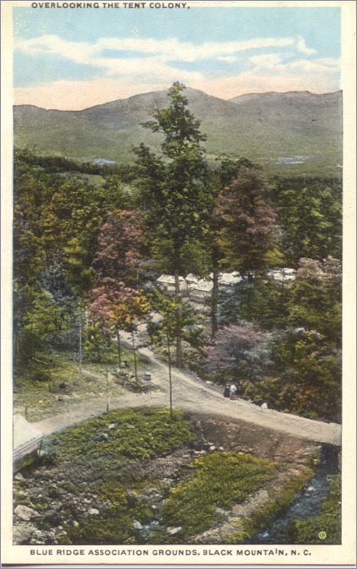 Overlooking the Tent Colony, Blue Ridge Association grounds, Black Mountain NC spc0b410a01-f