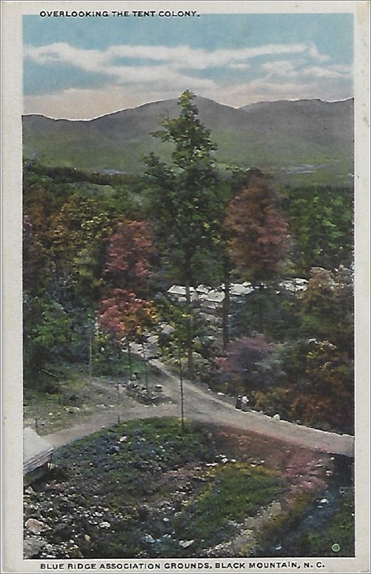 Overlooking the Tent Colony, Blue Ridge Association grounds, Black Mountain NC spc0b410a03-f