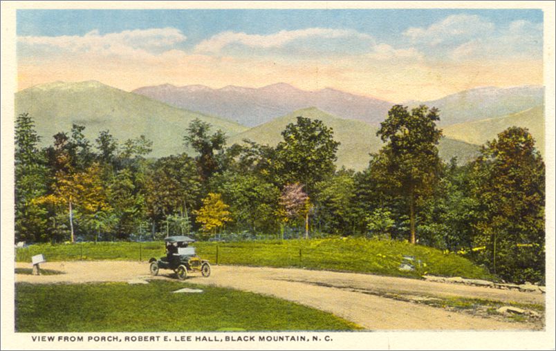 View from Porch, Robert E Lee Hall, Black Mountain NC spc0b471a01-f