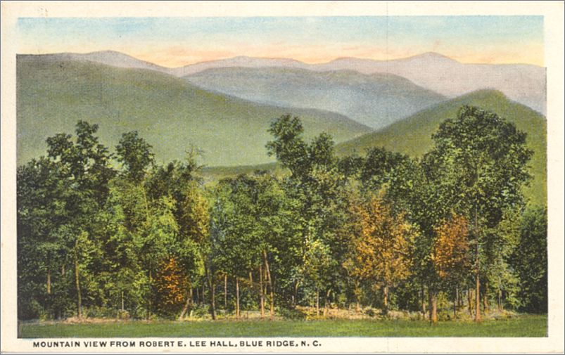 Mountain View from Robert E Lee Hall, Blue Ridge NC spc0b472a02-f