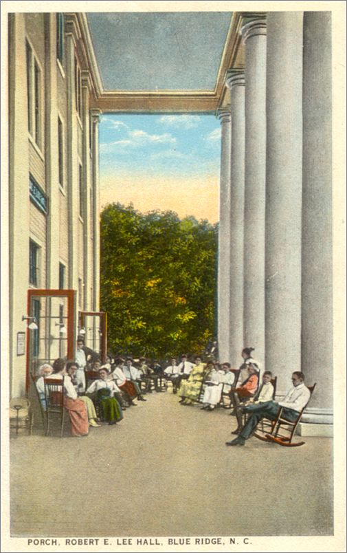Porch, Robert E Lee Hall, Blue Ridge NC spc0b478a01-f
