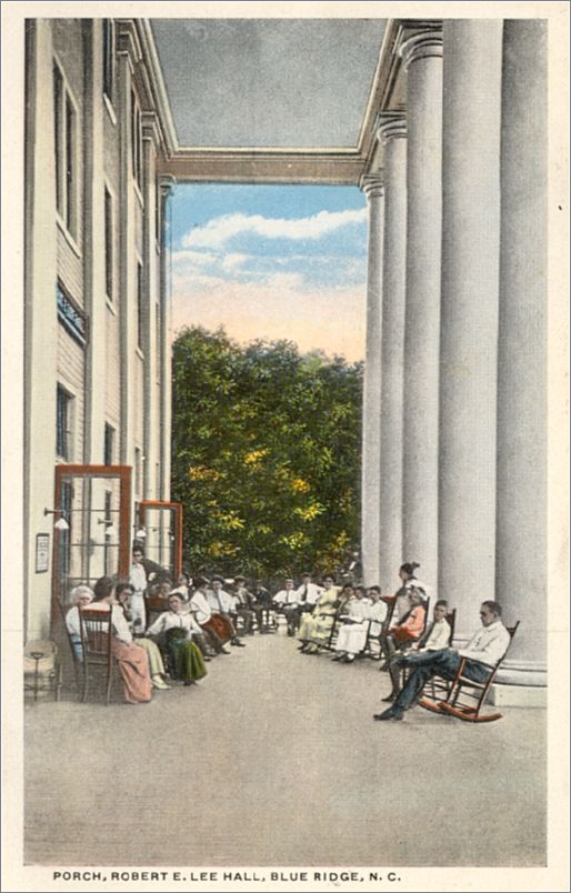 Porch, Robert E Lee Hall, Blue Ridge NC spc0b478b01-f