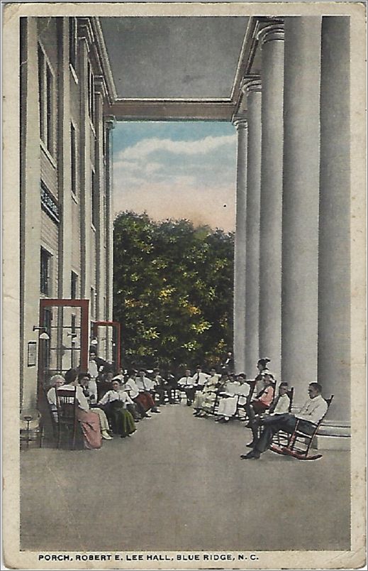 Porch, Robert E Lee Hall, Blue Ridge NC spc0b478b03-f