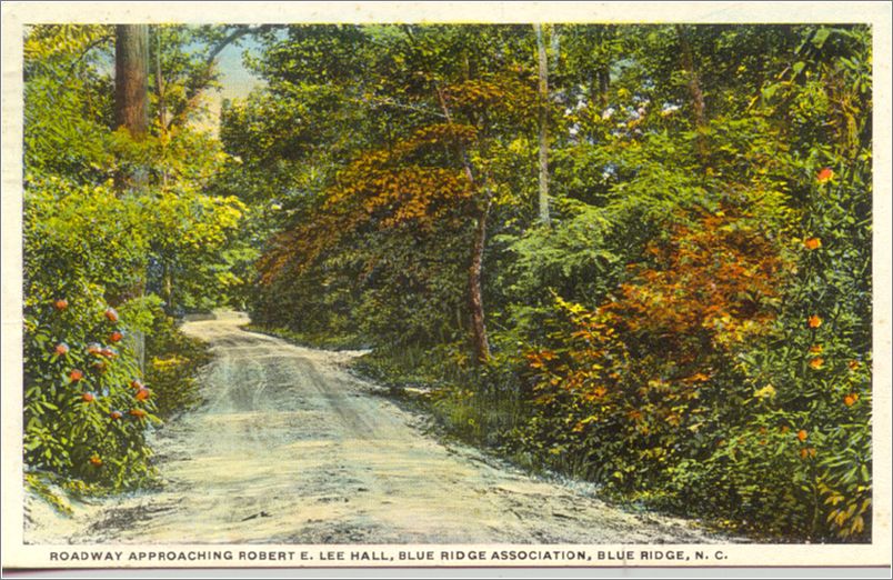 Roadway Approaching Robert E Lee Hall, Blue Ridge Association, Blue Ridge NC spc0b599a01-f