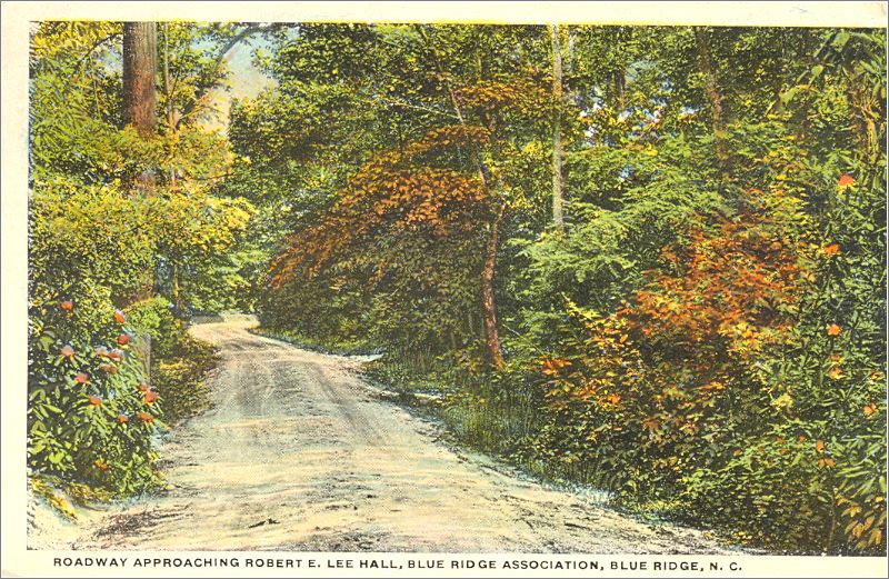 Roadway Approaching Robert E Lee Hall, Blue Ridge Association, Blue Ridge NC spc0b599a02-f