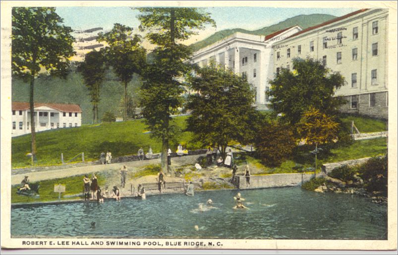 Robert E Lee Hall and Swimming Pool, Blue Ridge NC spc0b601a02-f