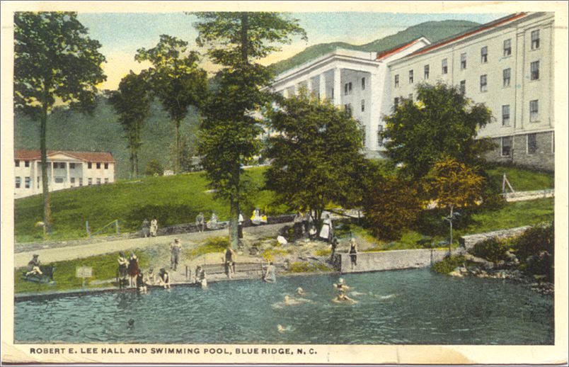 Robert E Lee Hall and Swimming Pool, Blue Ridge NC spc0b601a03-f