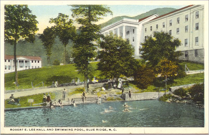 Robert E Lee Hall and Swimming Pool, Blue Ridge NC spc0b601a04-f