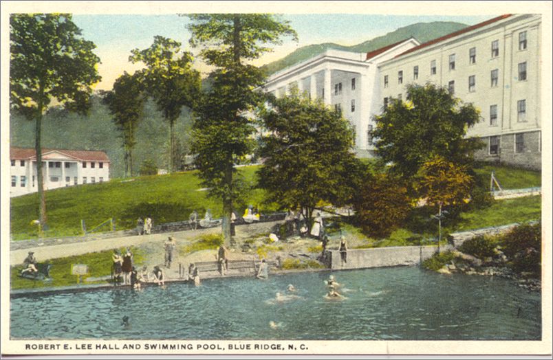 Robert E Lee Hall and Swimming Pool, Blue Ridge NC spc0b601a05-f