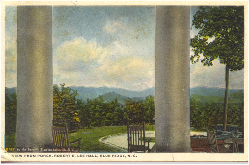 View from Porch, Robert E Lee Hall, Blue Ridge NC spc0b641a01-f