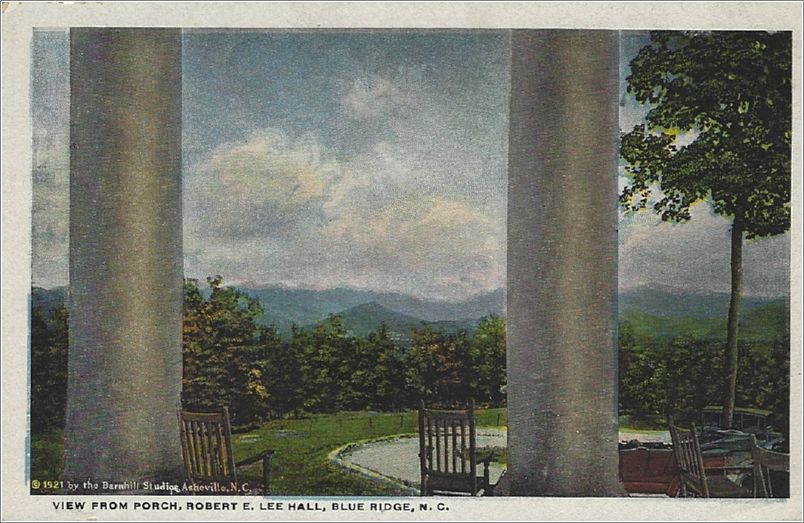 View from Porch, Robert E Lee Hall, Blue Ridge NC spc0b641a02-f