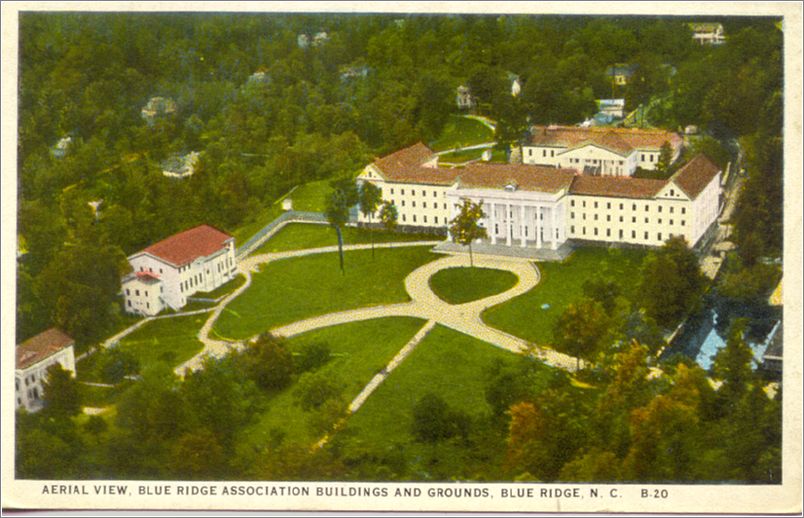 Aerial View, Blue Ridge Association Buildings and Grounds, Blue Ridge NC spcb020a01-f