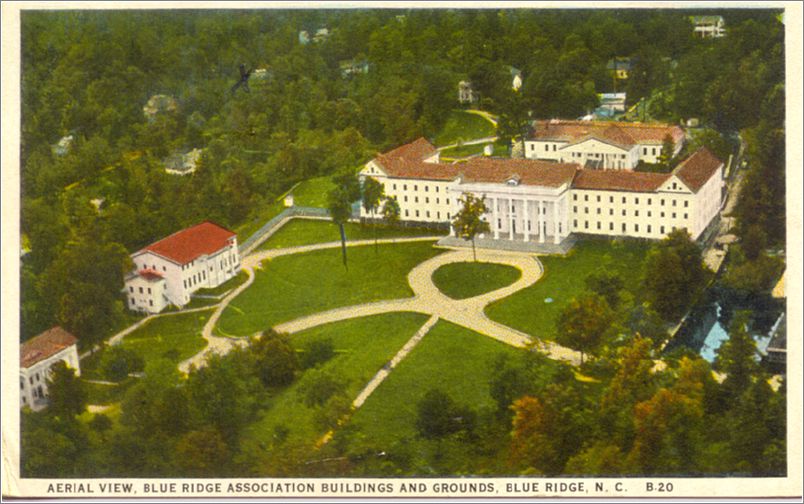 Aerial View, Blue Ridge Association Buildings and Grounds, Blue Ridge NC spcb020a02-f