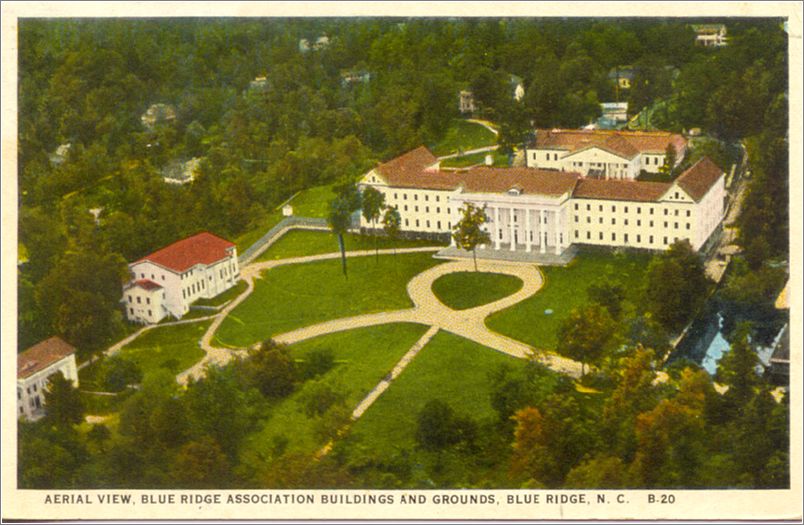 Aerial View, Blue Ridge Association Buildings and Grounds, Blue Ridge NC spcb020a04-f