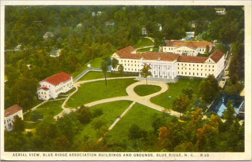 Aerial View, Blue Ridge Association Buildings and Grounds, Blue Ridge NC spcb020a05-f