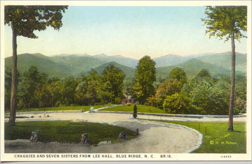 Craggies and Seven Sisters from Lee Hall, Blue Ridge NC spcbr018a01-f