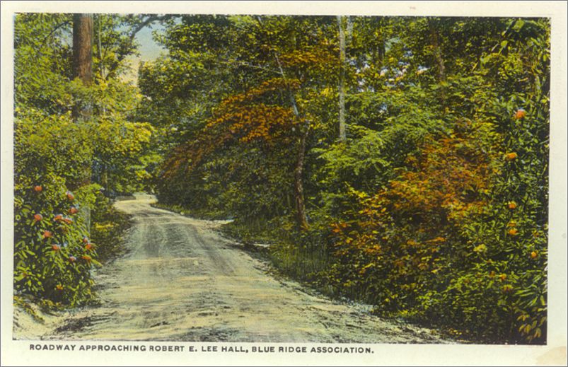    Roadway Approaching Robert E Lee Hall, Blue Ridge Association spcxf001a01-05