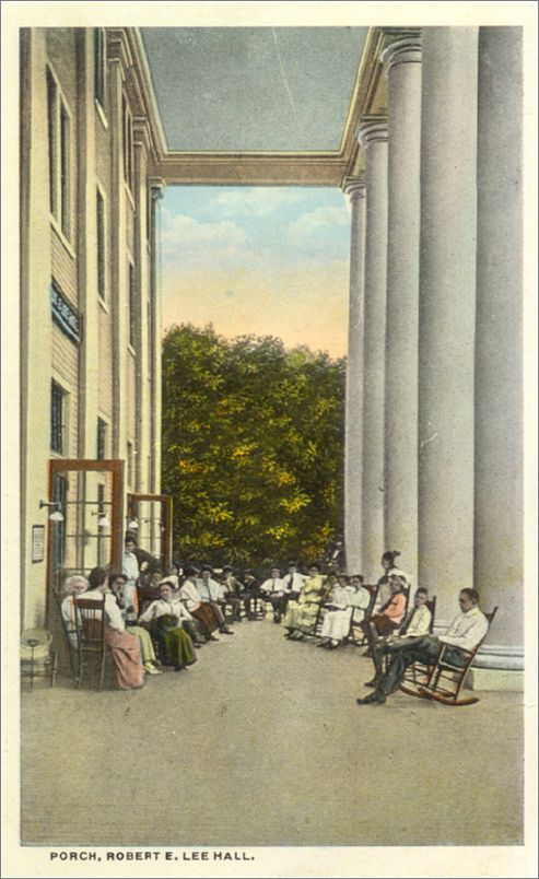    Porch, Robert E Lee Hall spcxf001a01-12