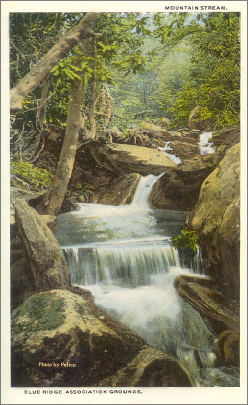    Mountain Stream, Blue Ridge Association Grounds spcxf001a01-13