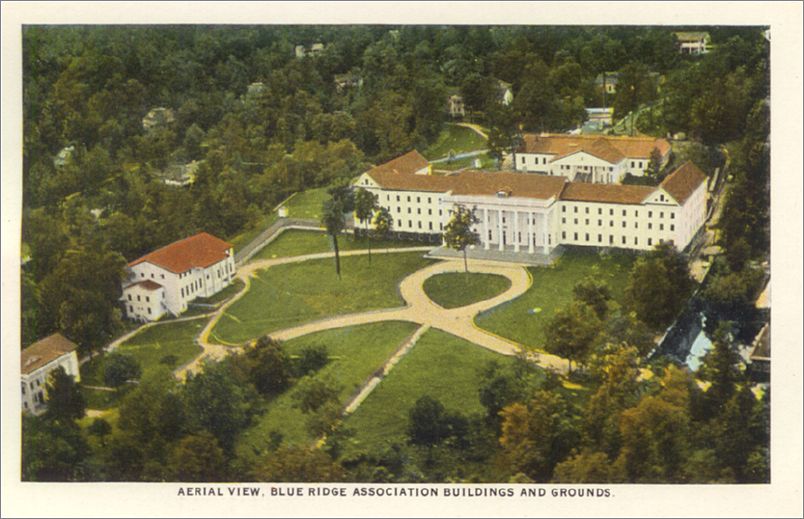      Aerial View, Blue Ridge Association Buildings and Grounds spcxf003a01-09