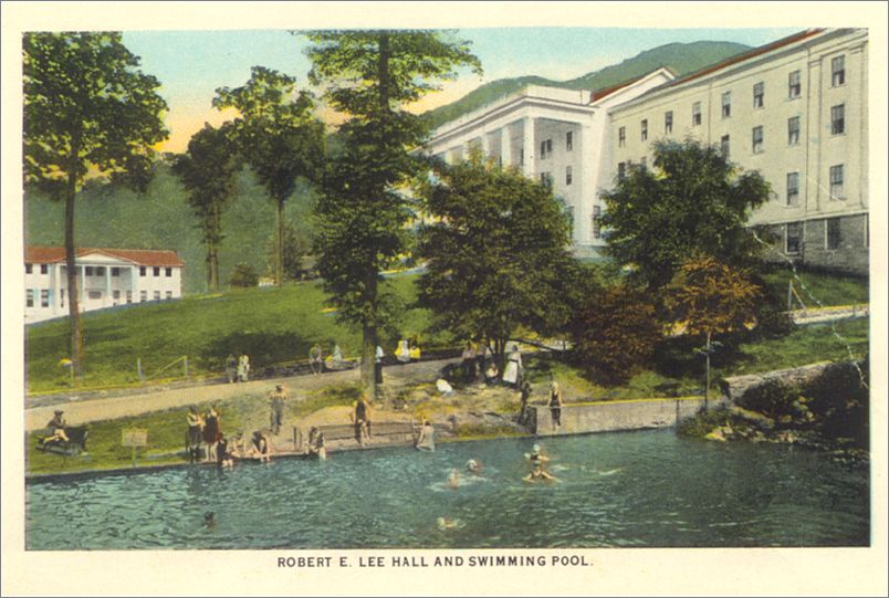      Robert E Lee Hall and Swimming Pool spcxf003a01-19