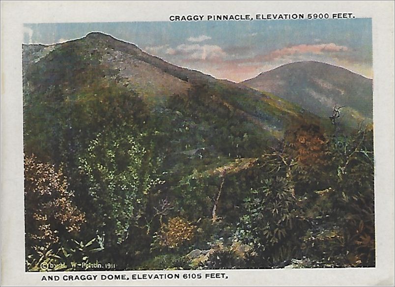    Craggy Pinnacle, elevation 5900 feet, and Craggy Dome, elevation 6105 feet spcxf004a01-04